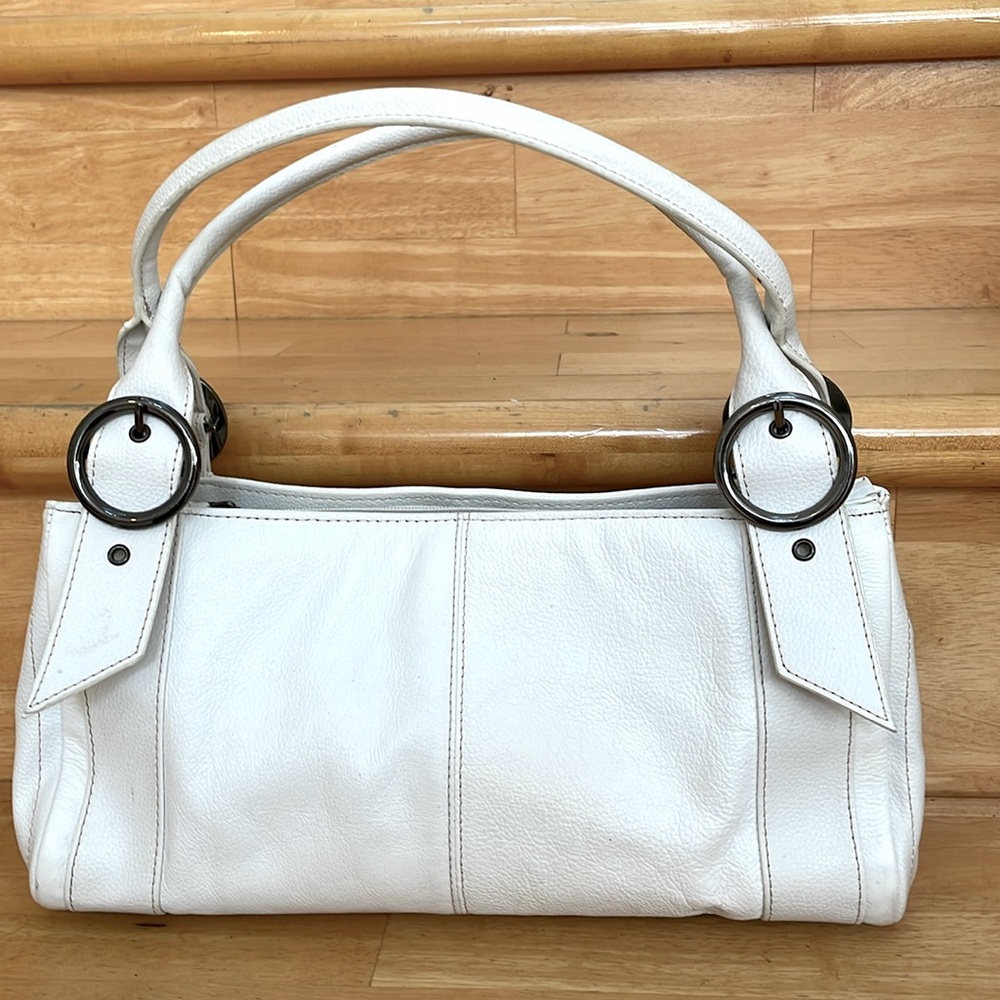 Leather White Bag